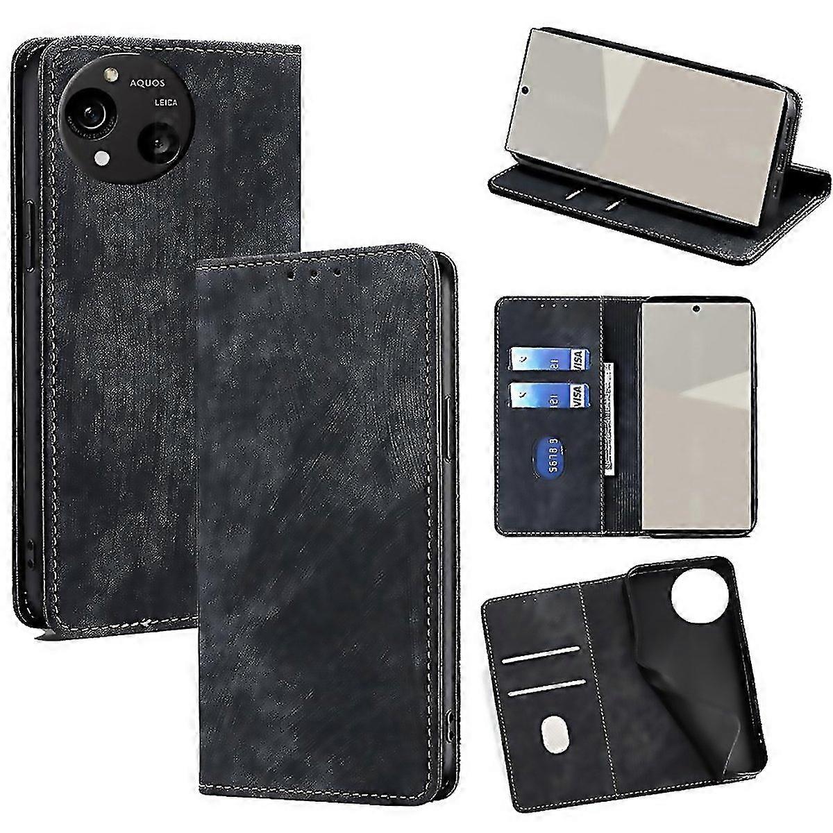 For Rfid Antitheft Brush Magnetic Leather Phone Designed For Modern Living