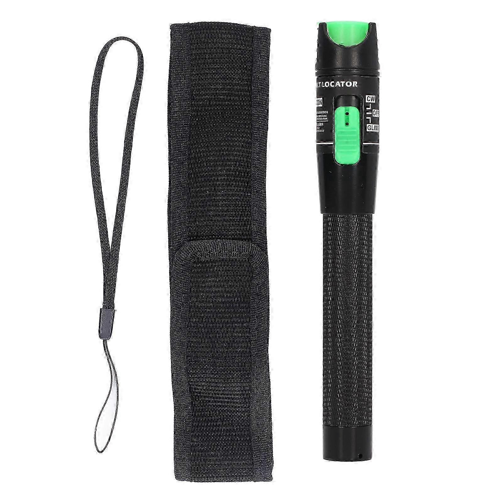 Black Fiber Optic Visual Fault Locator Non-slip Handle Ergonomic Fiber Optic Red Illumination Pen Tester HT 20 (greater than 20mW) 25-26