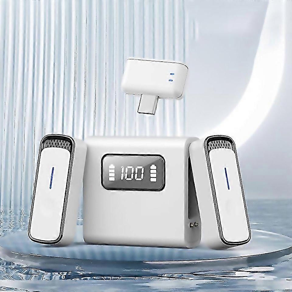 For Sx88 1 Tx 2 Rx Smart Noise Reduction Lavalier Wireless Microphone