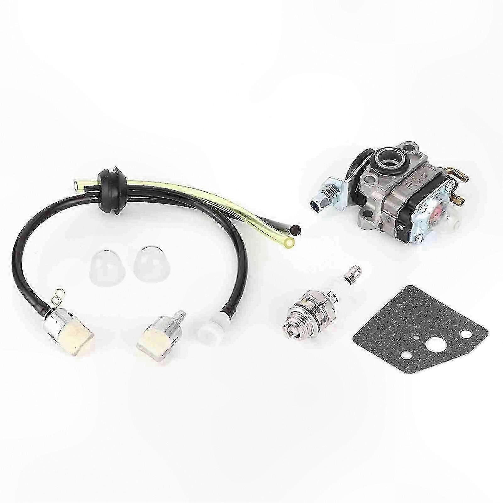 Carburetor Repair Kit for GX22 GX31 FG100 Engines with Fuel Line 16100-ZM5-80 Replacement Part