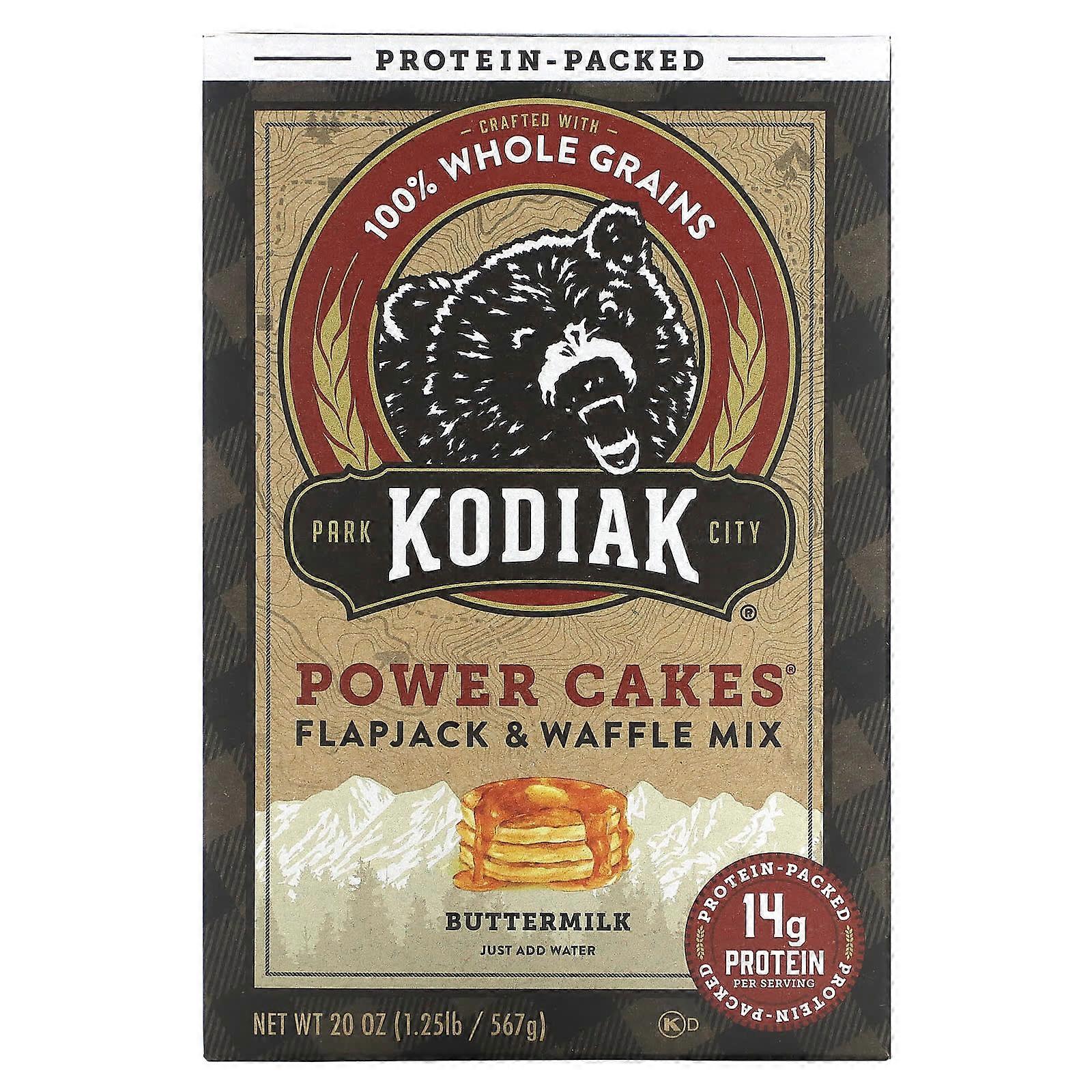 Power Cakes, Flapjack & Waffle Mix, Buttermilk, 20 oz (567 g)