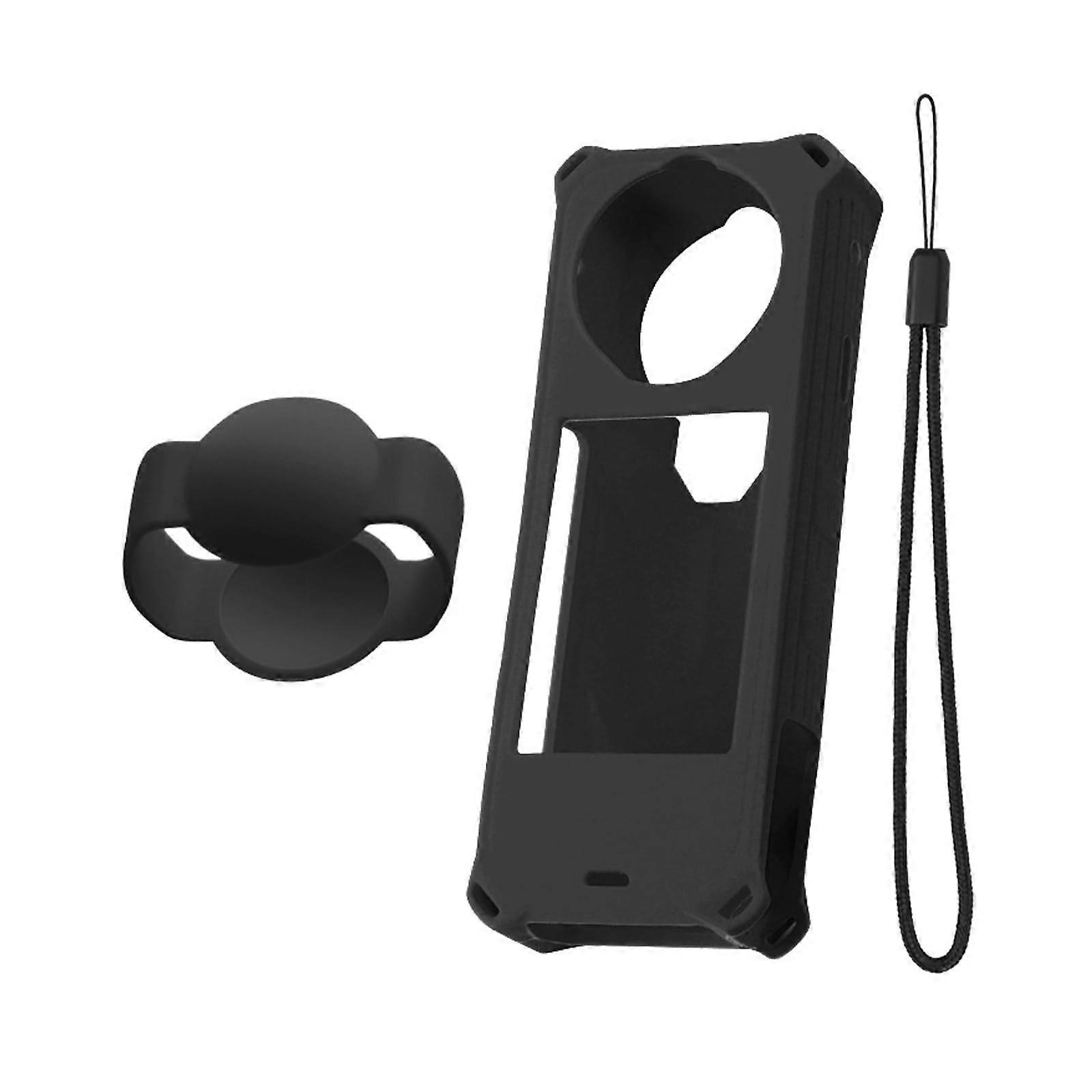 Protective Sleeve SweatResistant Matte Finish Silicone Case Easy Installation Black For Action Shots