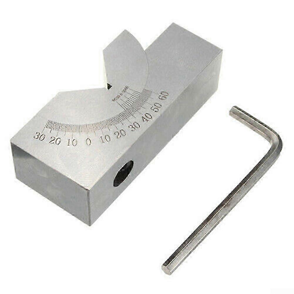 Precision KP25 Adjustable V Block Tool with 60 Degree Angle Gauge for Milling and Angular Measurement 0-60 Degrees