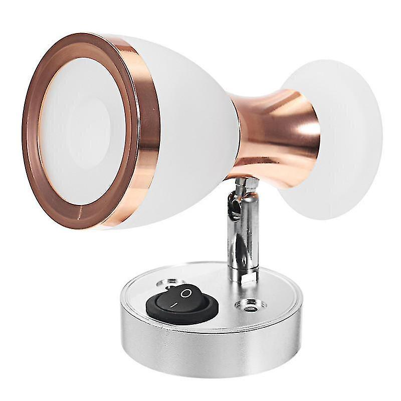 シーリングライト器具角度調整可能LED読書灯ダブルヘッドウォールランプスポットライトブックライトライトホワイト/ウォームホワイト01