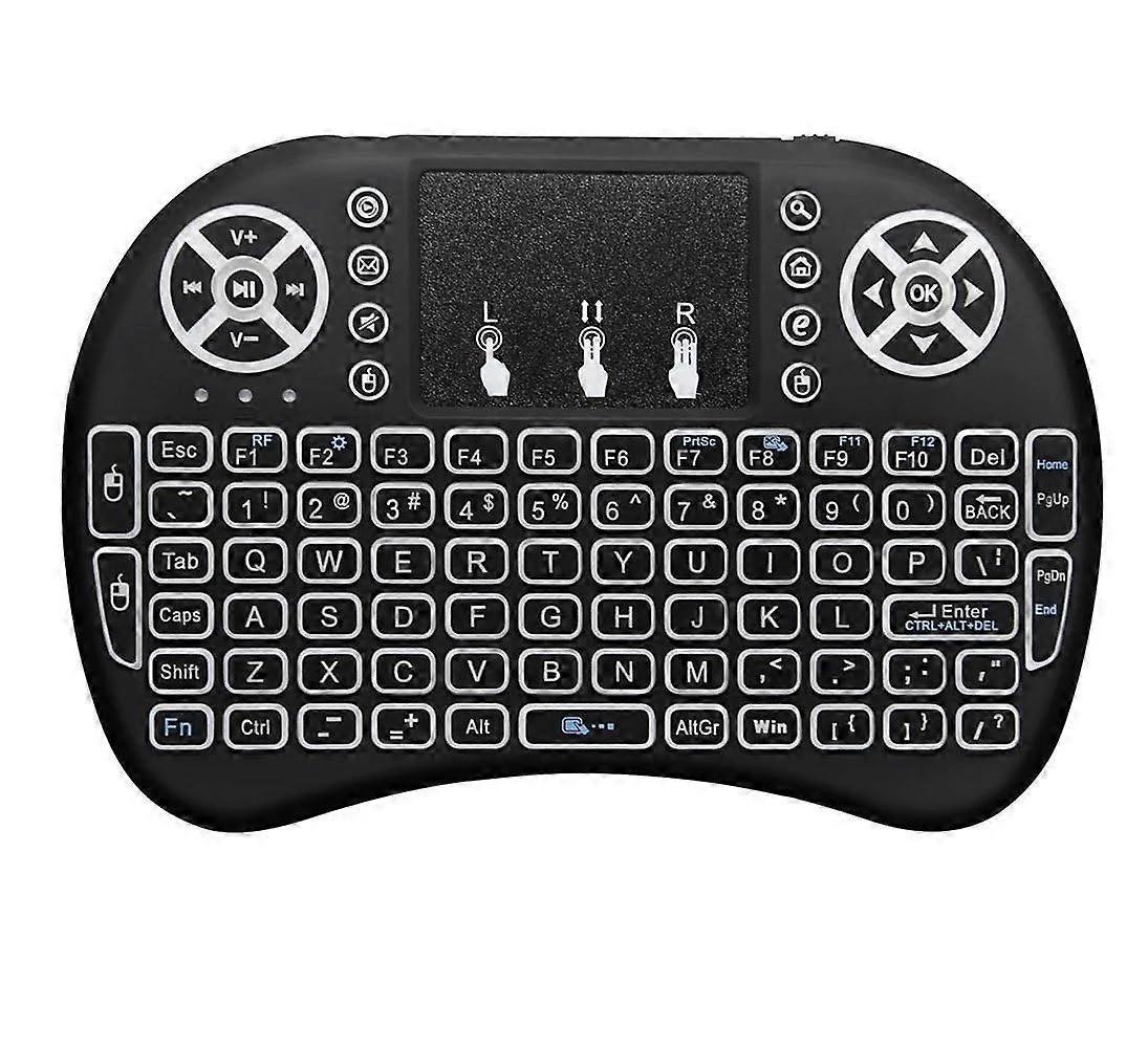 2.4G Wireless Air Mouse Keyboard Remote Backlit 7 Color Android TV Box PC Laptop Gamepad