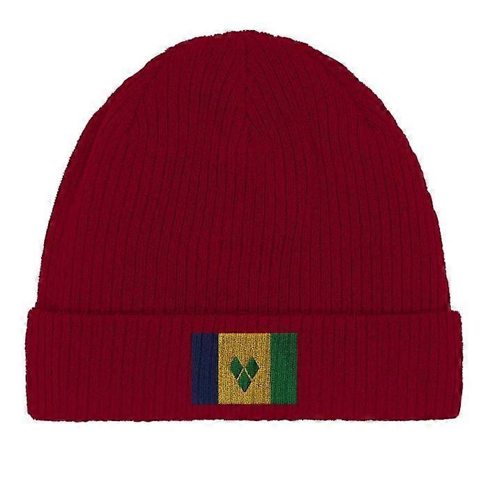 Saint Vincent and the Grenadines Flag Cap in Red