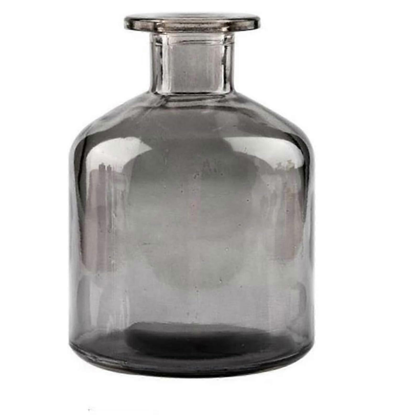 Small Empty Glass Diffuser Bottles Refillable Aromatherapy Jars Vases for Wedding Home Grey