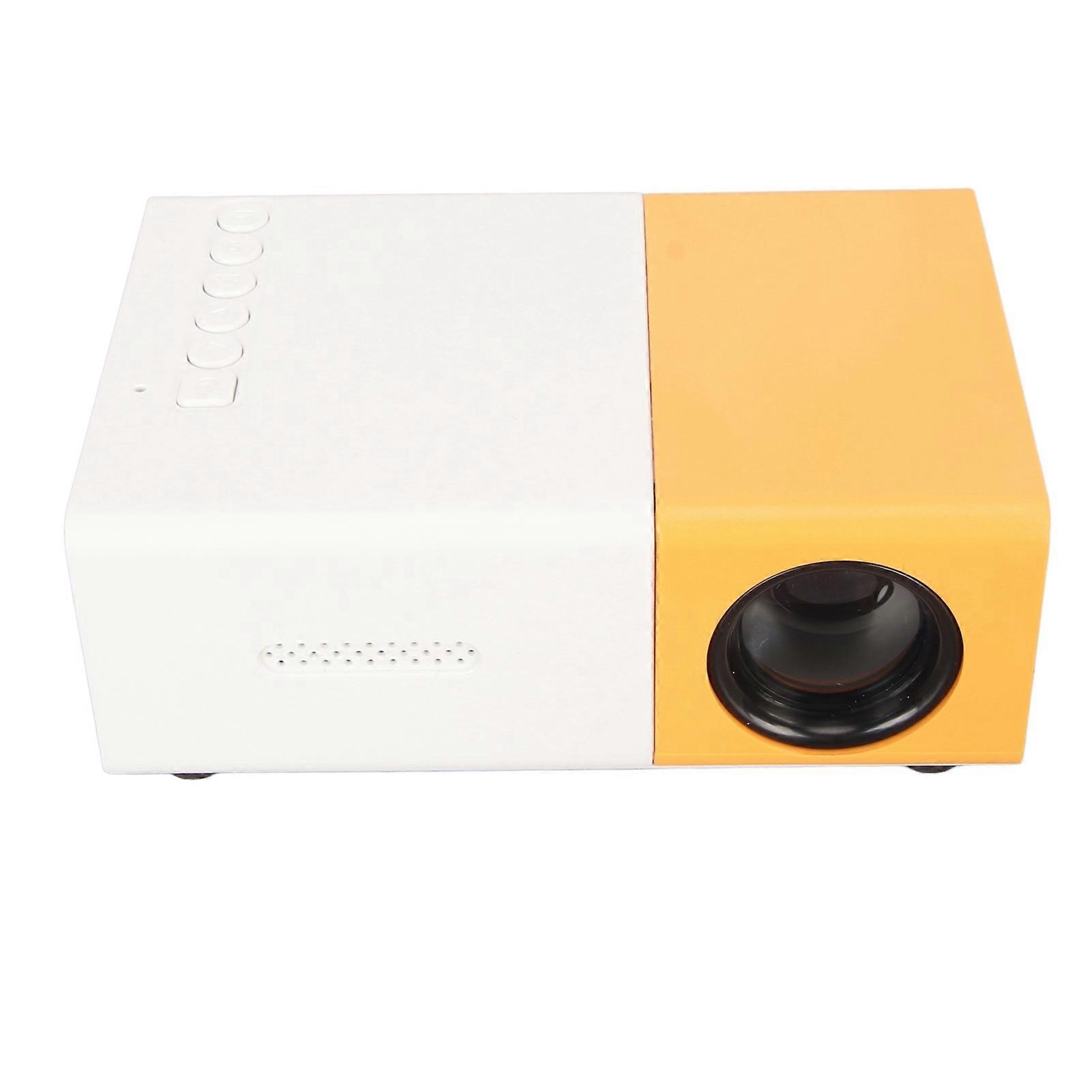 Mini Projector LCD 1080P Support AV VGA HD USB Remote Control Portable Projector for Family