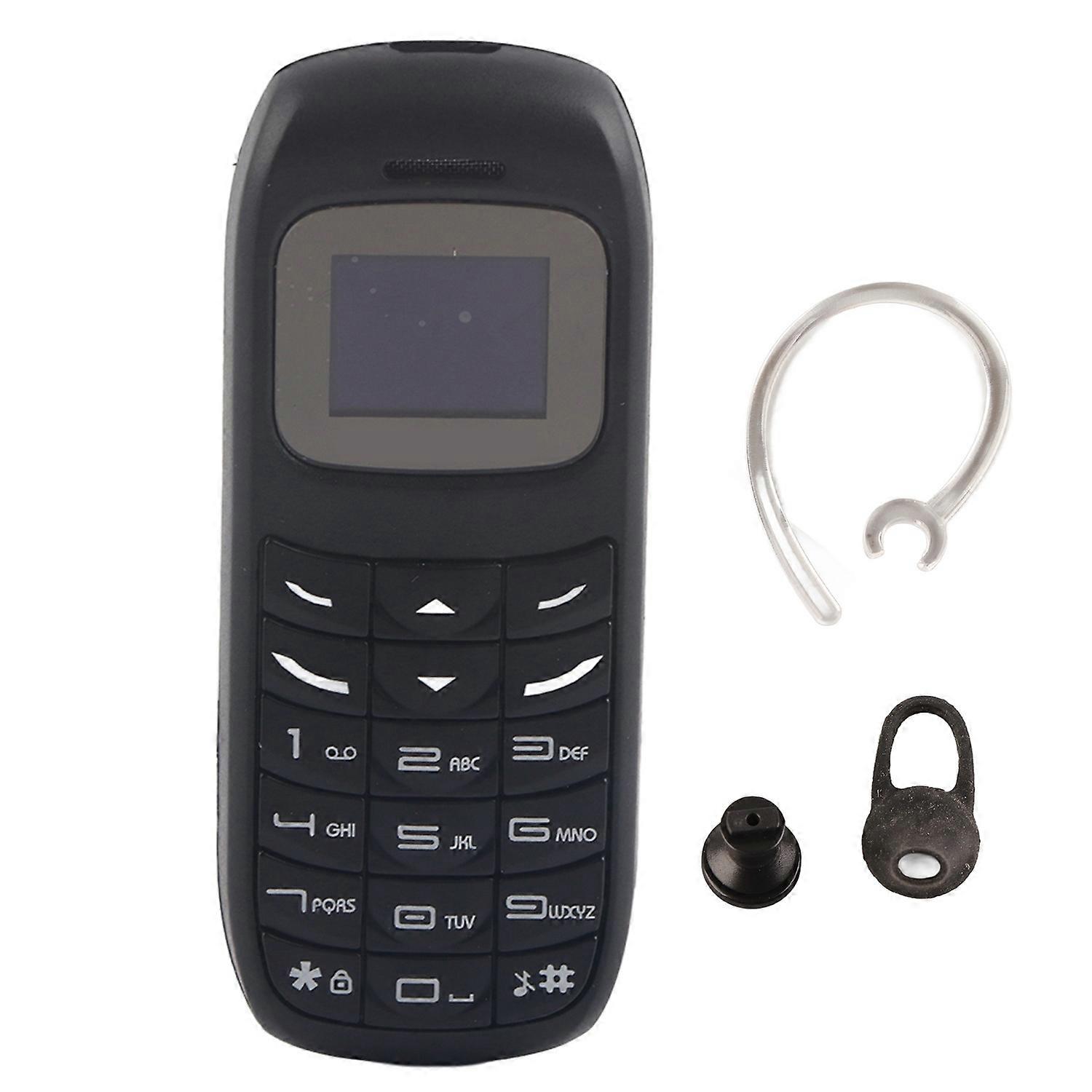 Mini Mobile Phone Bluetooth Dialer Headset Cellphone Earphone Ear Hook Support SIM 380mAh