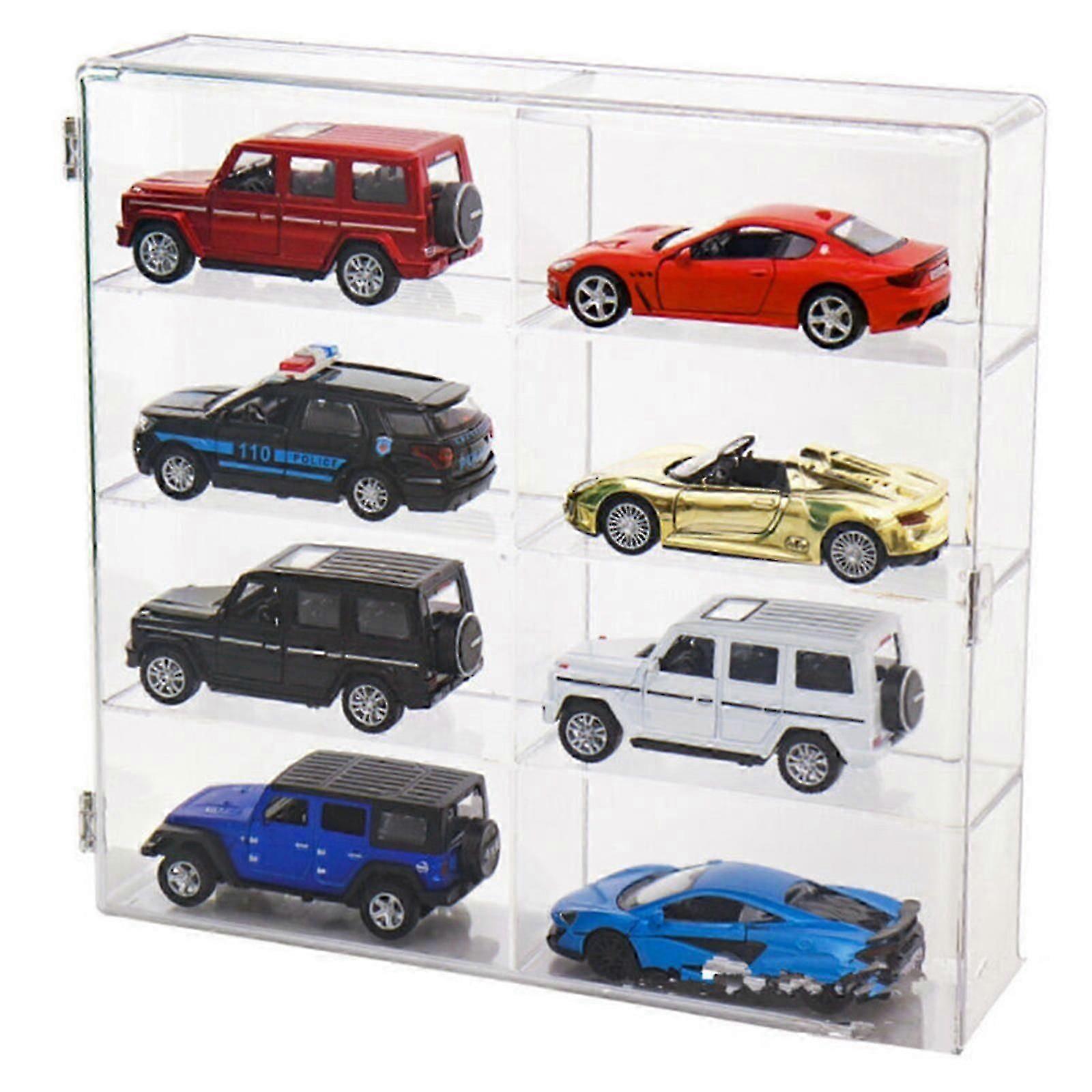 1:32 Car Model Storage Box Case Display Shelf Acrylic Dustproof Door Waterproof NEW