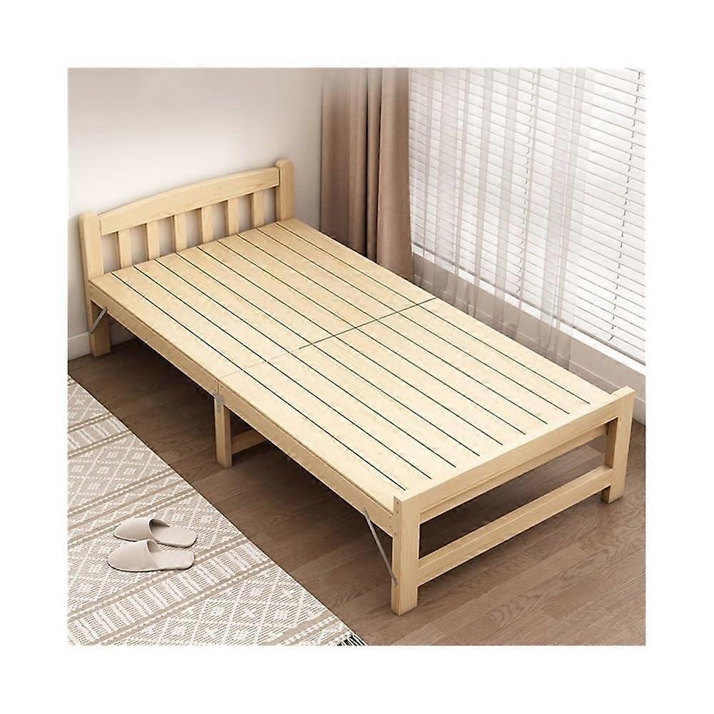 Folding Camping Cot Bed Hardboard Folding Bed Medium Size Portable Rental Houses