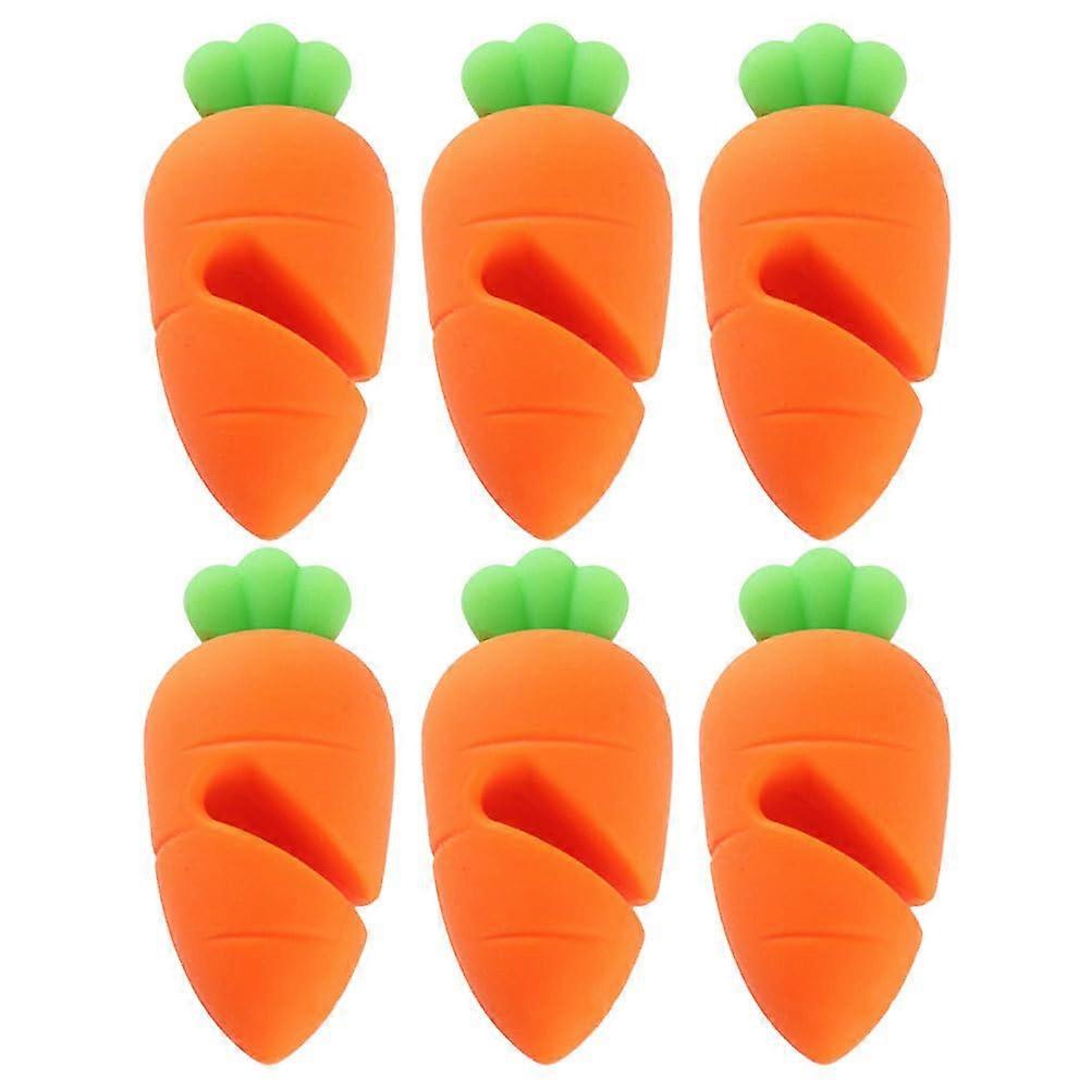 Pot Lid Lifter 6Piece Silicone Lid Overflow Preventer Set for Most Pots and Pans Boil Stopper