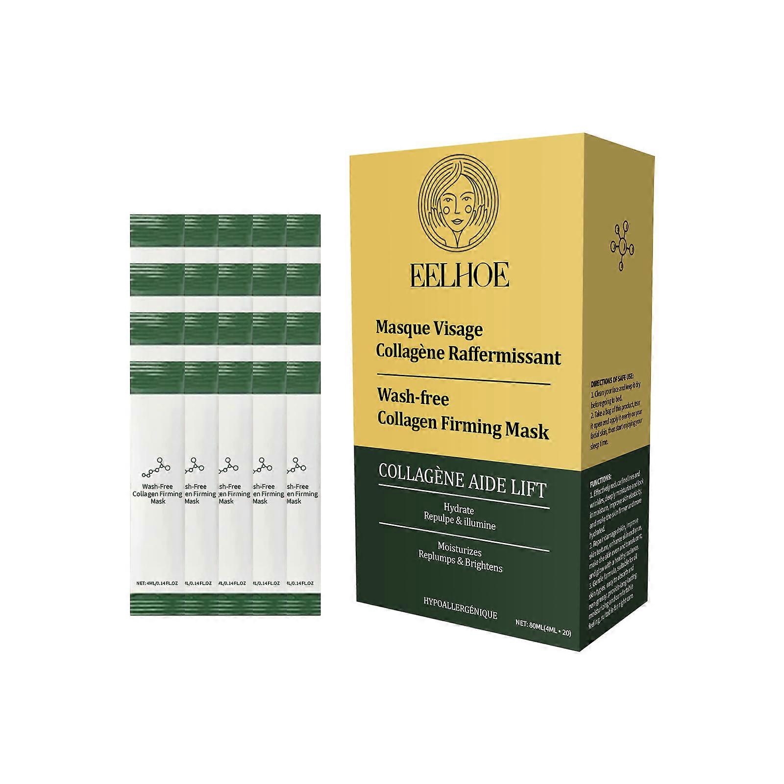 Eelhoe Collagen Sleep Freeze Mask Improves Skin Hydration And Moisturizing. It Is A No-Rinse Facial Mask That Can Be Applied