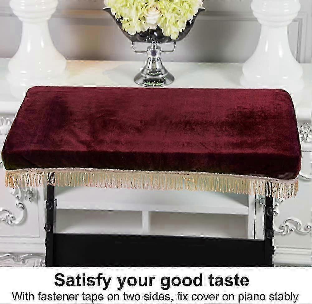 Piano Keyboard Dust Cover 61 Key 88 Keys Electronic Piano Keyboard Cover Protective AntiDust Decorated Keyboard Cover for 61/88 Key Pi