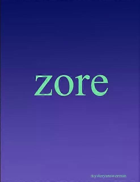 Zore - Mysteryanswerman - Science fiction -. - Paperback