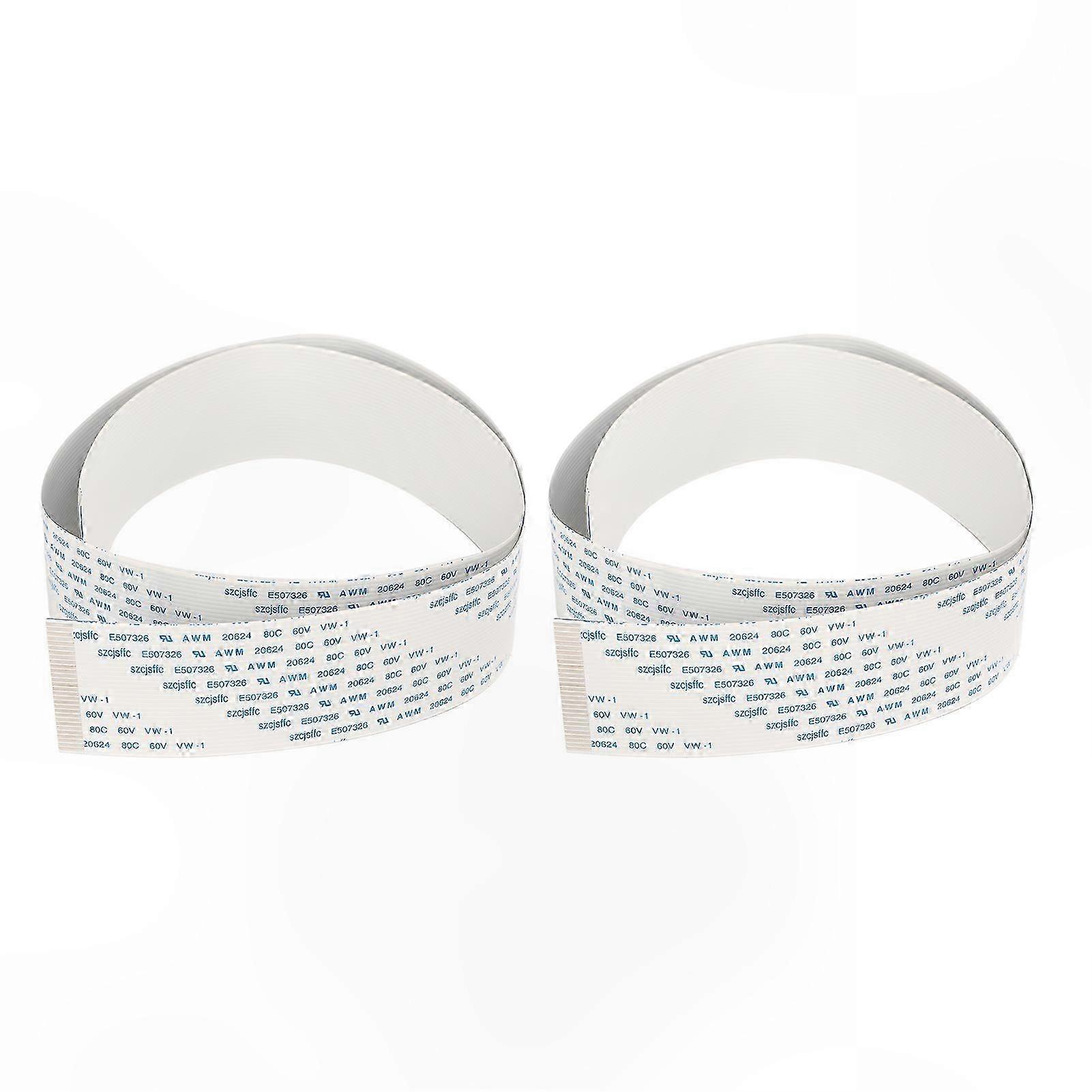 2pcs 60cm/24inch FFC Flexible Flat Cable for XP600 Printer Fast Transmission High Flexibility