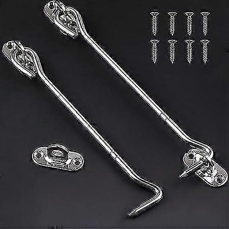 2 Pack rustfritt stål hyttekroker vindu kroker