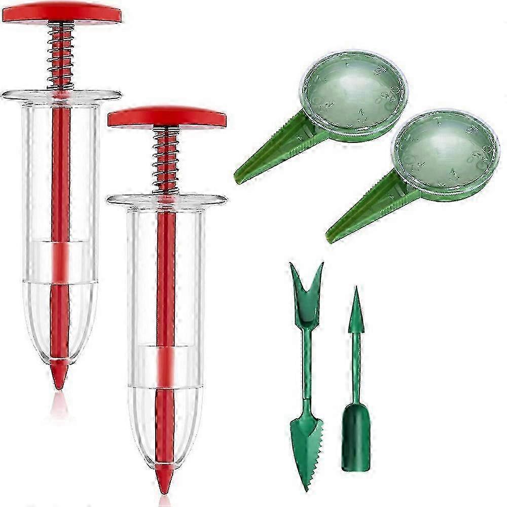 Portable Seedlings Dibber and Widger Set Mini Sowing Seed Dispenser,Mini Seed Spreader Set,Small Seed Planter Tool 2025