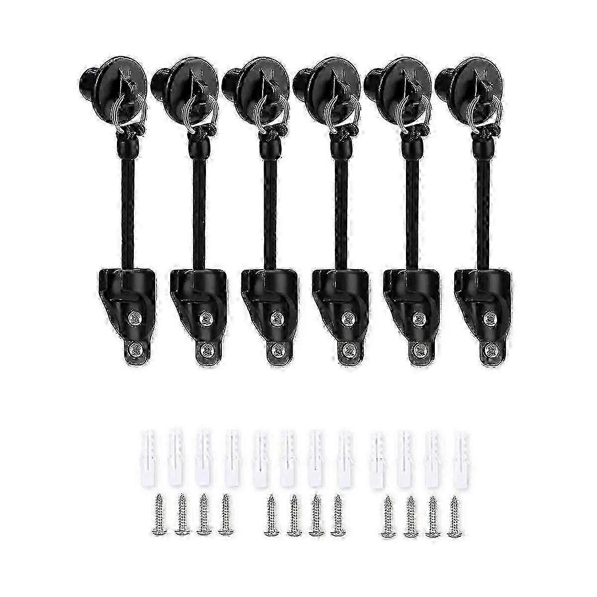 Upgraded Bungee Kit and End Cap Outdoor Roller Sun Shade Replacement Part Shade Tie Downs Elastic W