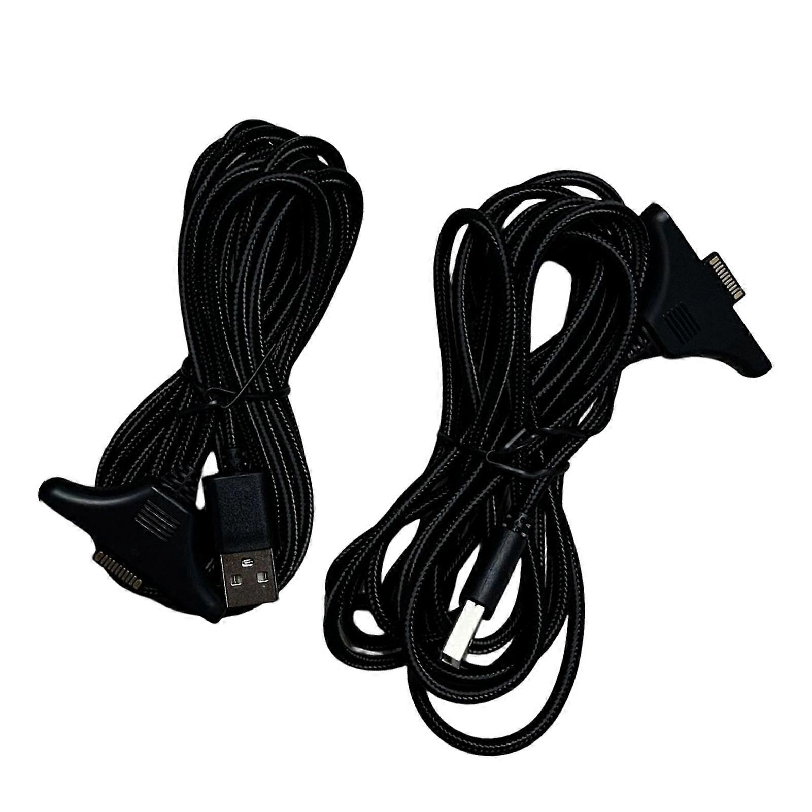 Double Magnetic Connectors Charging Cable Set for Controllers 45W Power Delivery and USB2.0 Data Transfer 300cm Length Multicolor