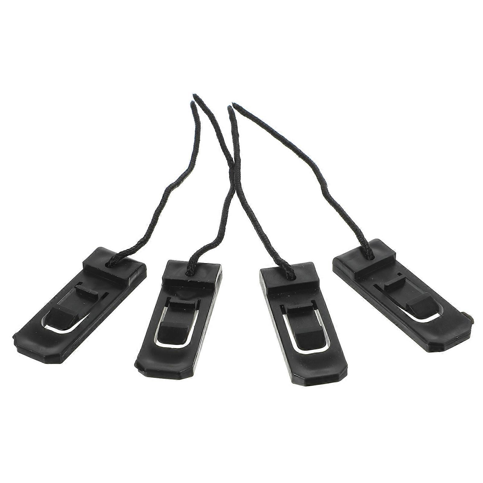 Inflatable Boat Tail Rudder Splitter 4Pcs Replacement Nylon Black Accessory