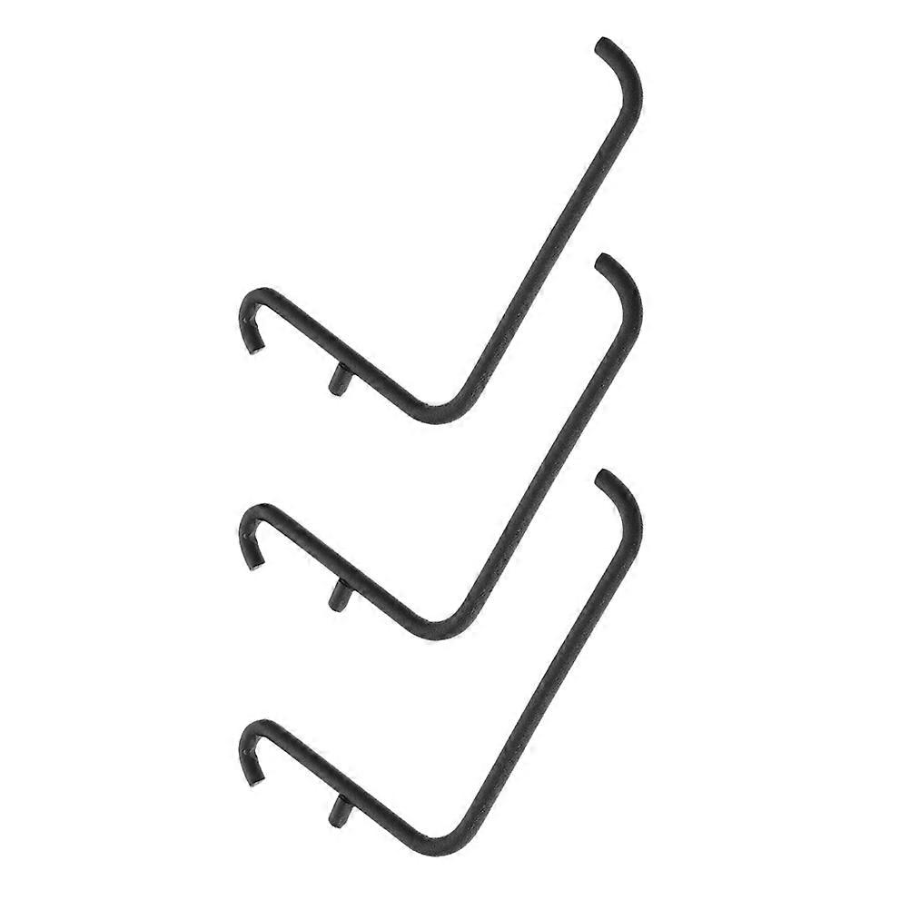 Iron Pegboard Hooks for Hanging Tools 3Pcs Heavy Duty Utility Hooks