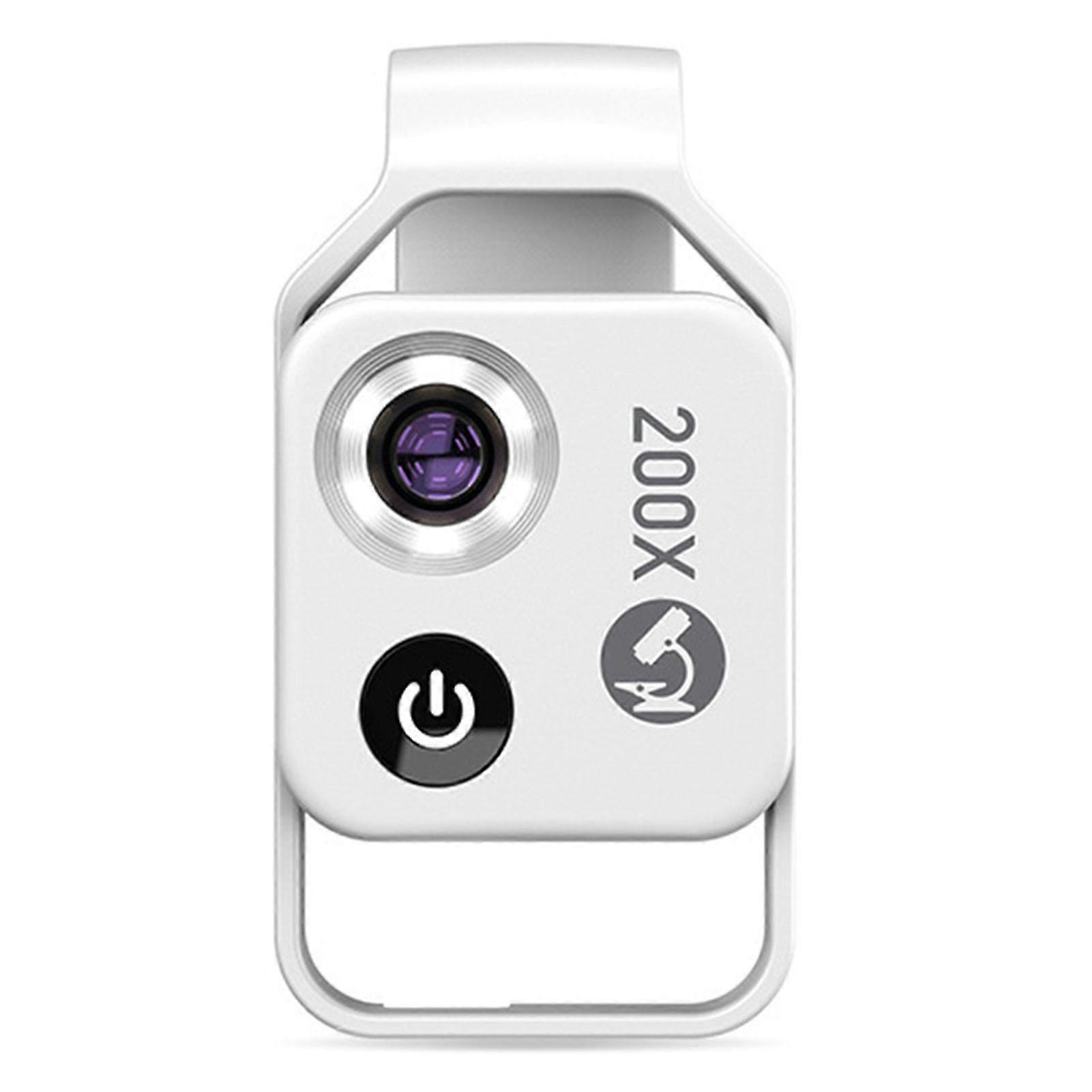Nano-Zoom 200x for iPhone Portable Phone Microscope Lens For IPhone Androids
