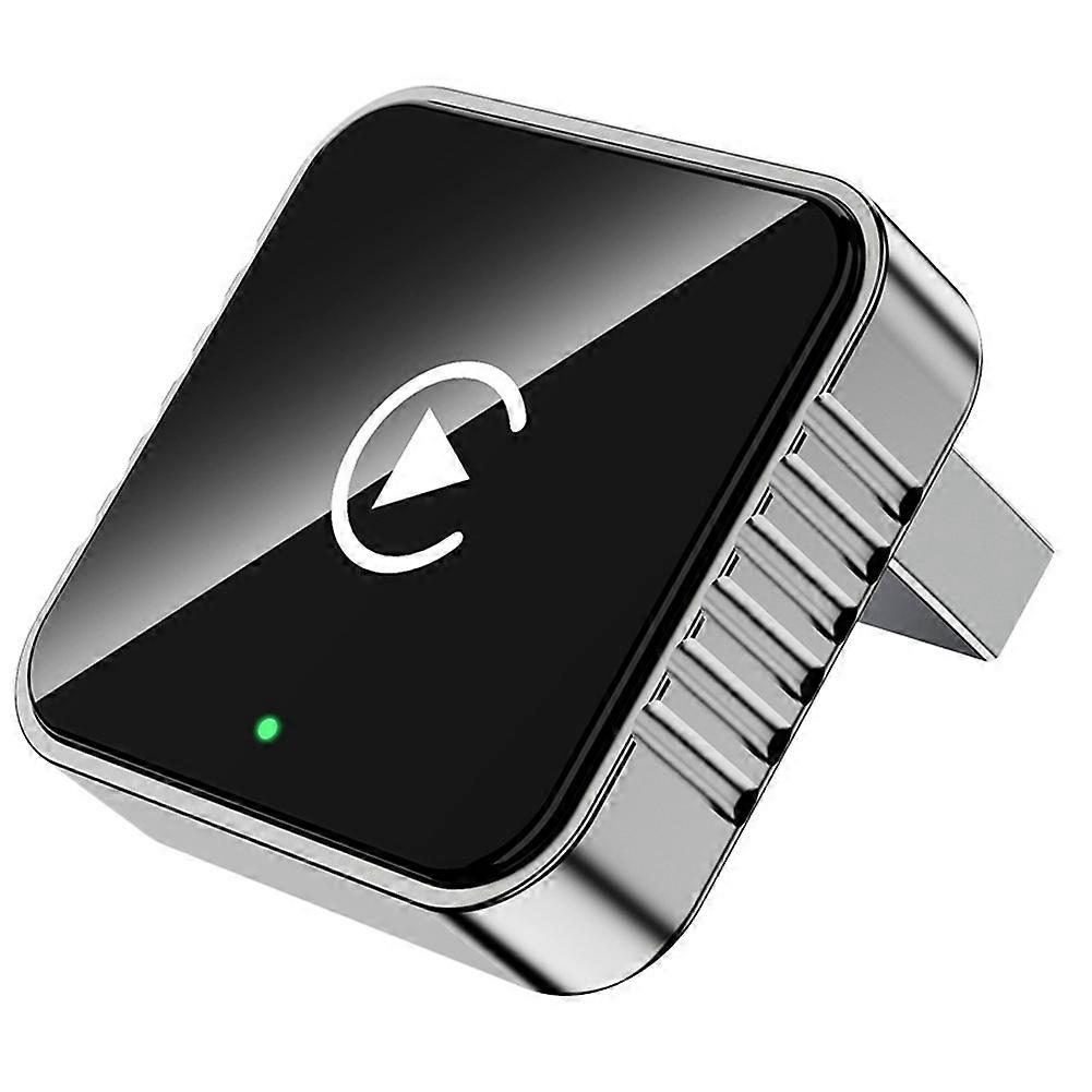 2 In1 Wired to Wireless Carplay for Android Auto Adapter for Car Stereo Usb Bluetooth Smart Box Plug and Play Silver