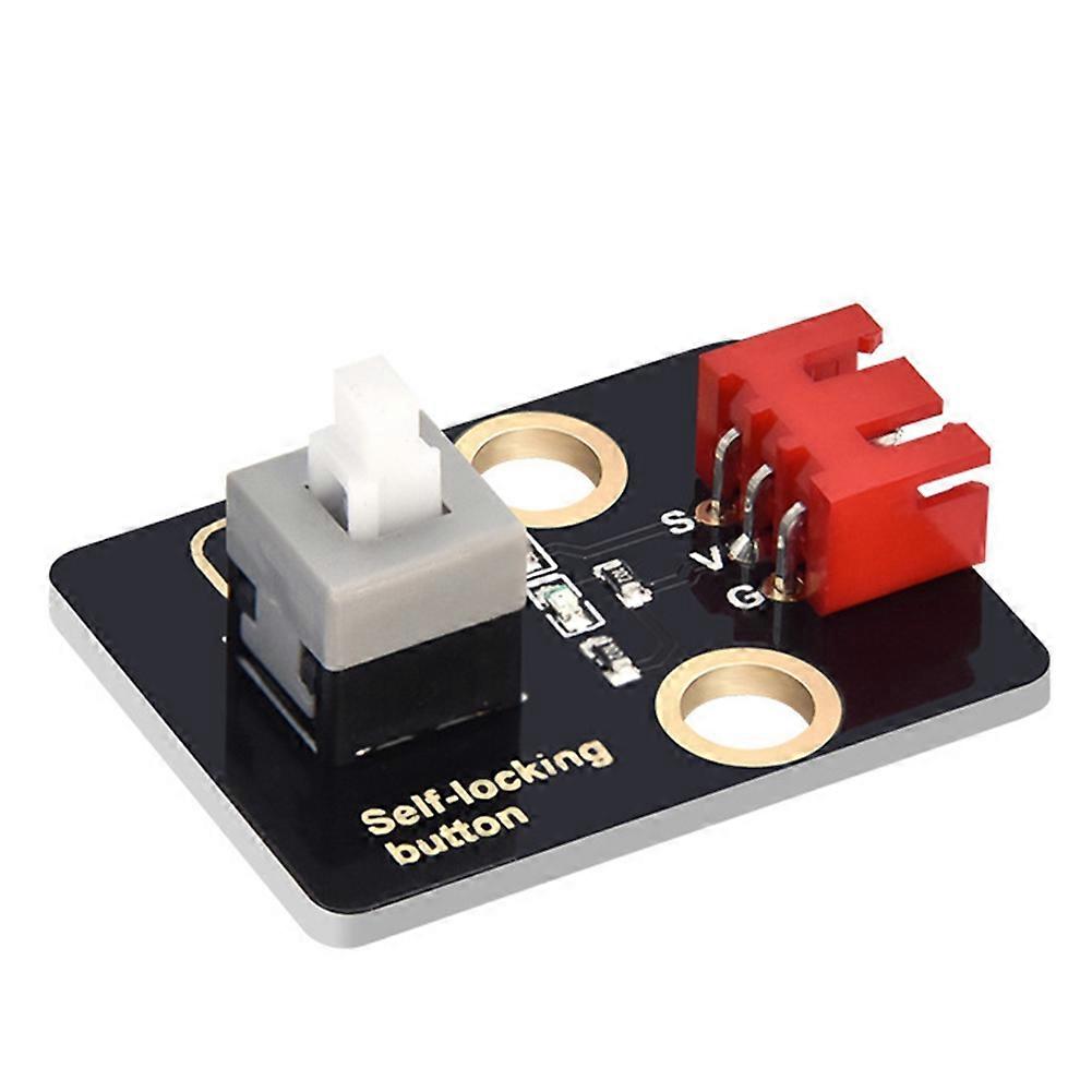 Self-Locking Button Module DIY Electronic Building Blocks for Arduino/Microbit No Case
