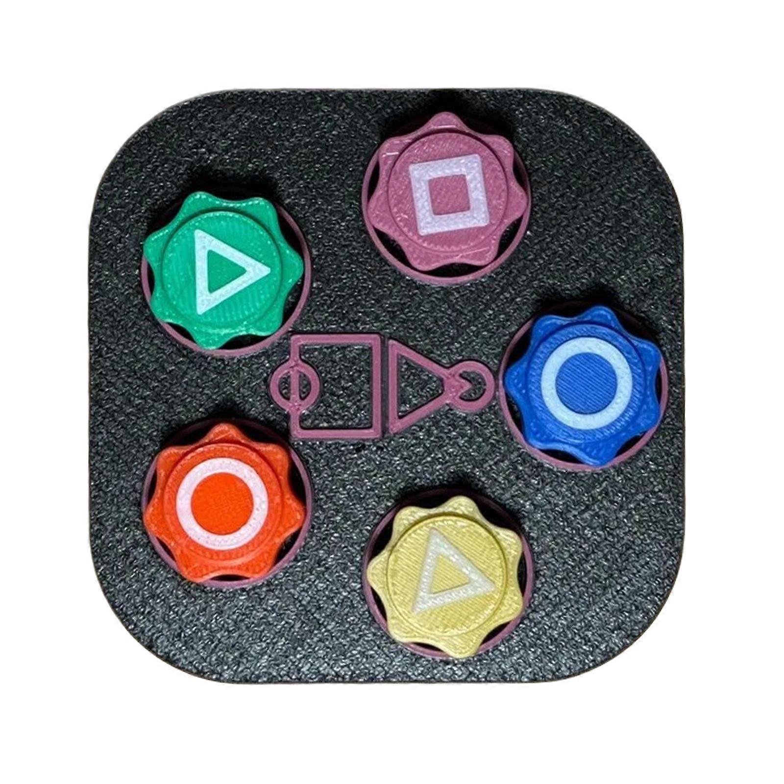 Fun And Engaging Gonggi  Stone Set For Teens And Adults Great For Birthdays And Corporate Event Party Gathering Multicolor