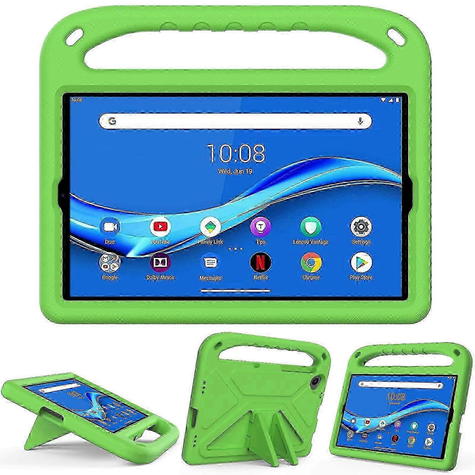 For Lenovo Tab M10 FHD Plus TB-X606F / TB-X606M Handle Portable EVA Shockproof Protective Case with Triangle Holder