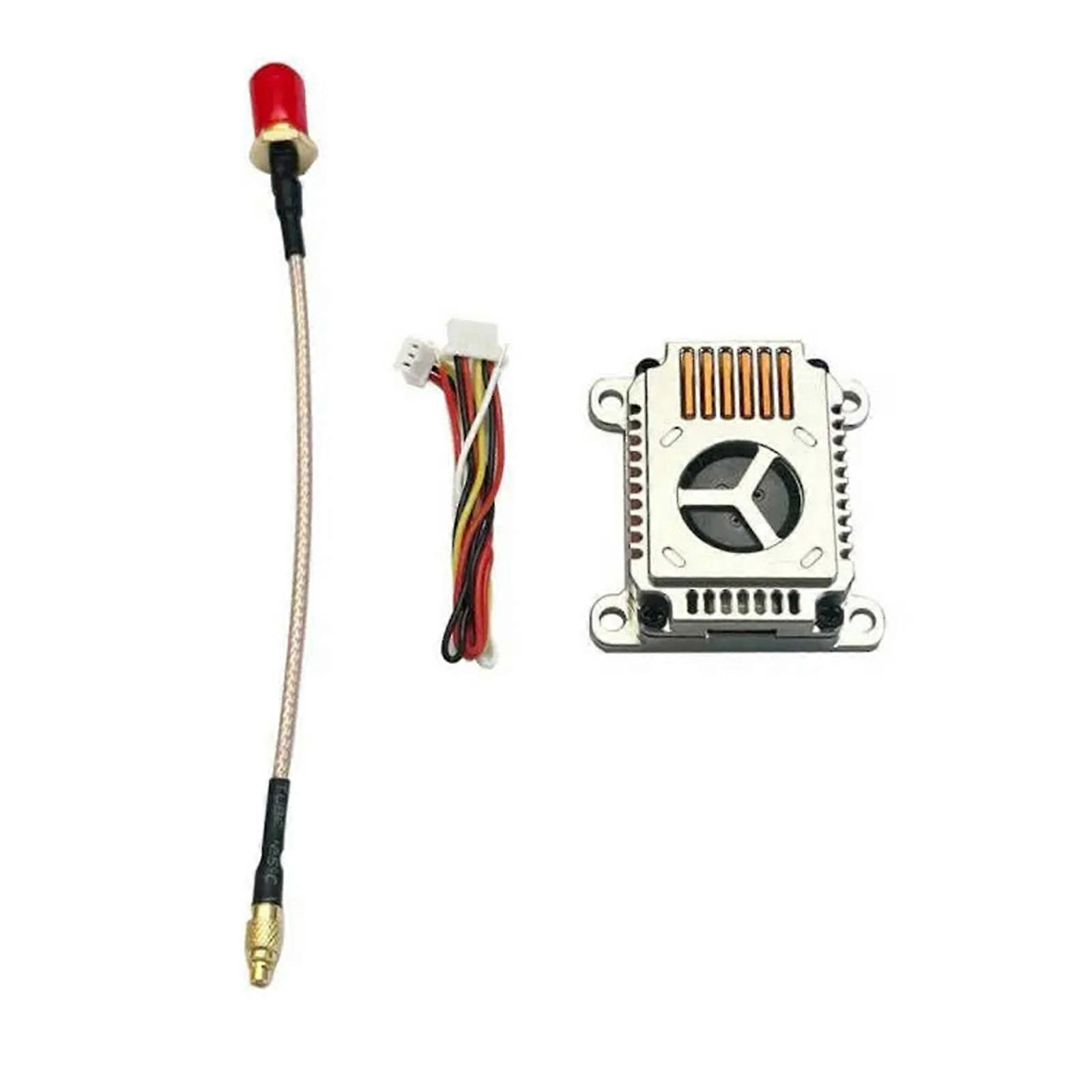 5.8GHz Video Transmitter 48CH LST 3W VTX for FPVs Racing Drones 25/1000/2000/3000mW Adjustable Multicolor