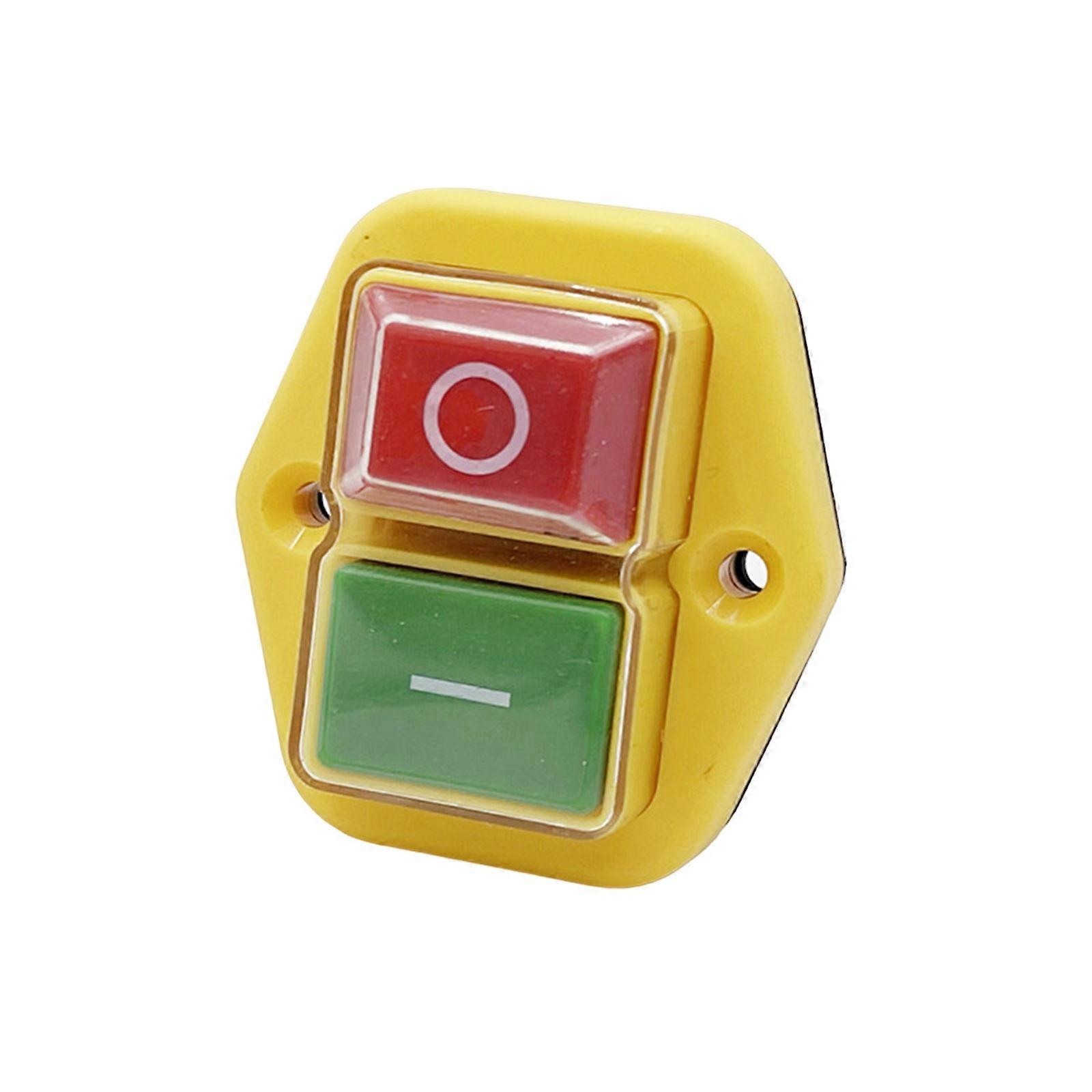 250V Waterproof Electromagnetic Button Switches 4/5 Pin Push Button with Cover Momentary Push Button Simple Installation  4 pin