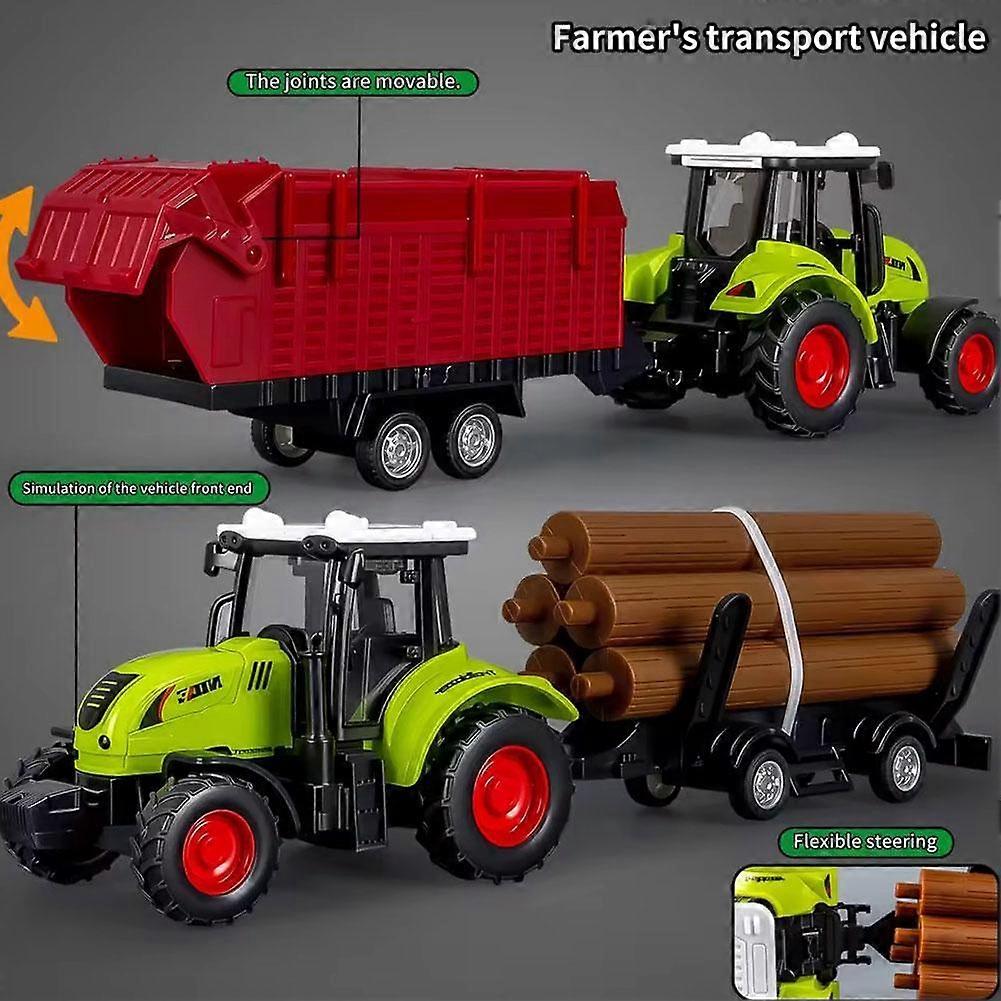 Ergonomic Simulation Durable Minicar Model Professional Vehicles Engineering Car Model Tractor Farm Engineering