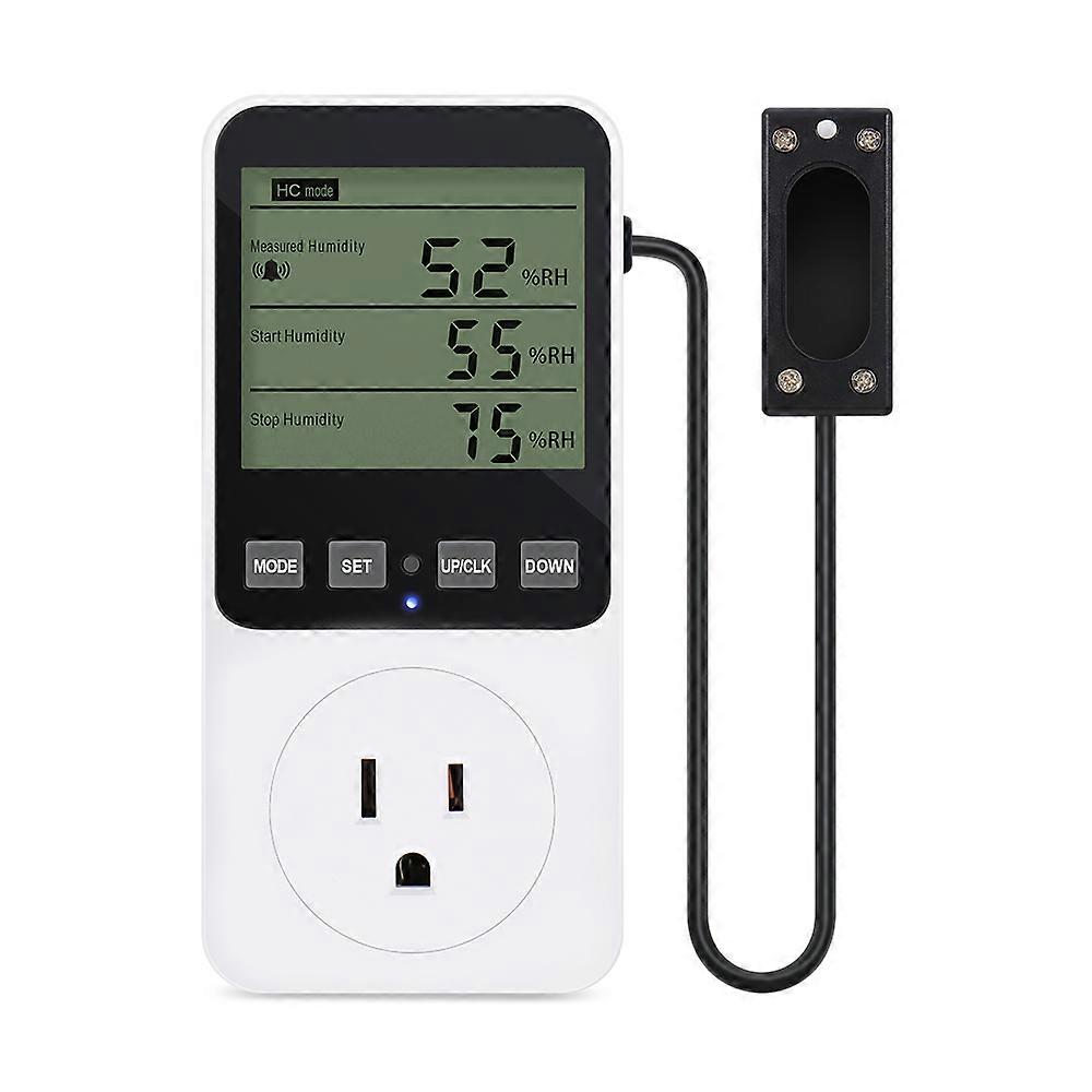 LCD Display Temperature Humidity Controller Humidification Dehumidification Heating Cooling Smart Thermostat Control Socket