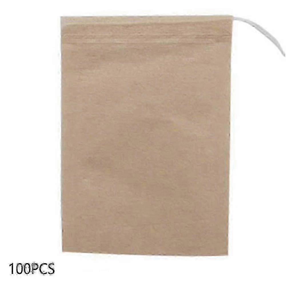 w 100pcs Bag With Drawstring Sterile Infusion Disposable Empty Tea Herb Filter