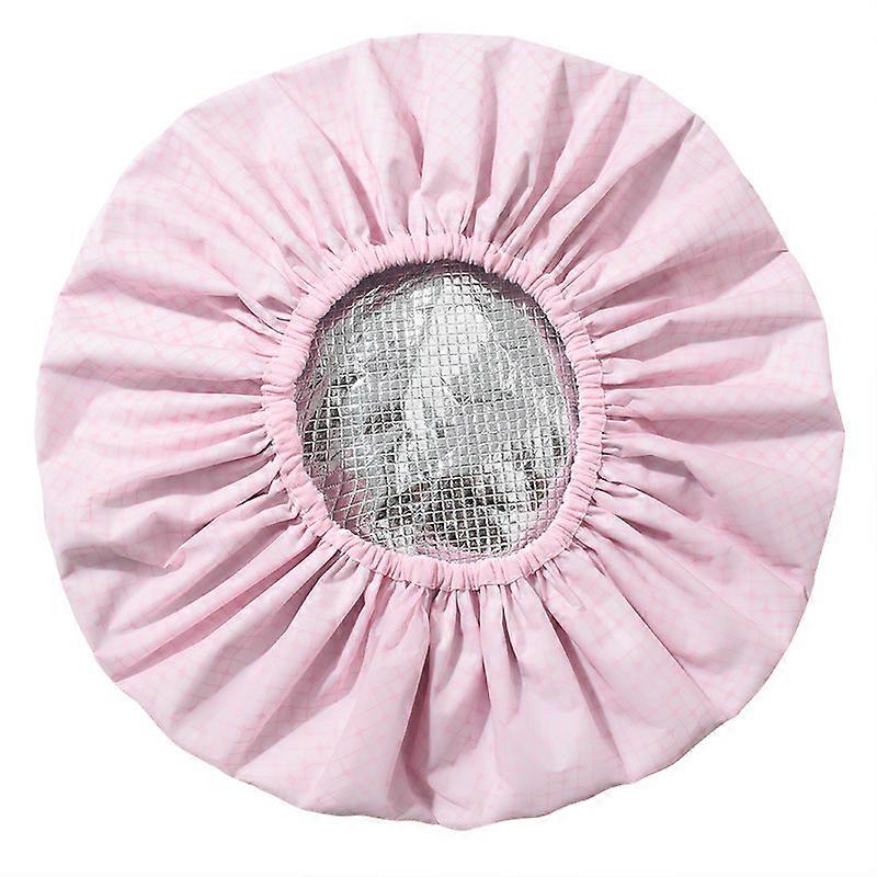 Cuffia da doccia riutilizzabile con fascia elastica, impermeabile e spessa, per donna, perfetta per parrucchiere e casa.