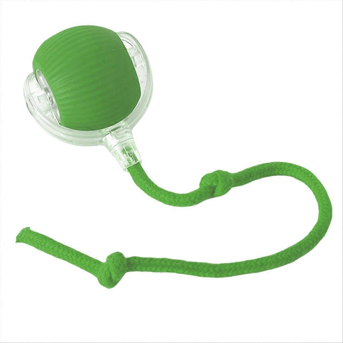 Automatic Rolling Ball Fake Tail Electric Pet Interactive Toy Green