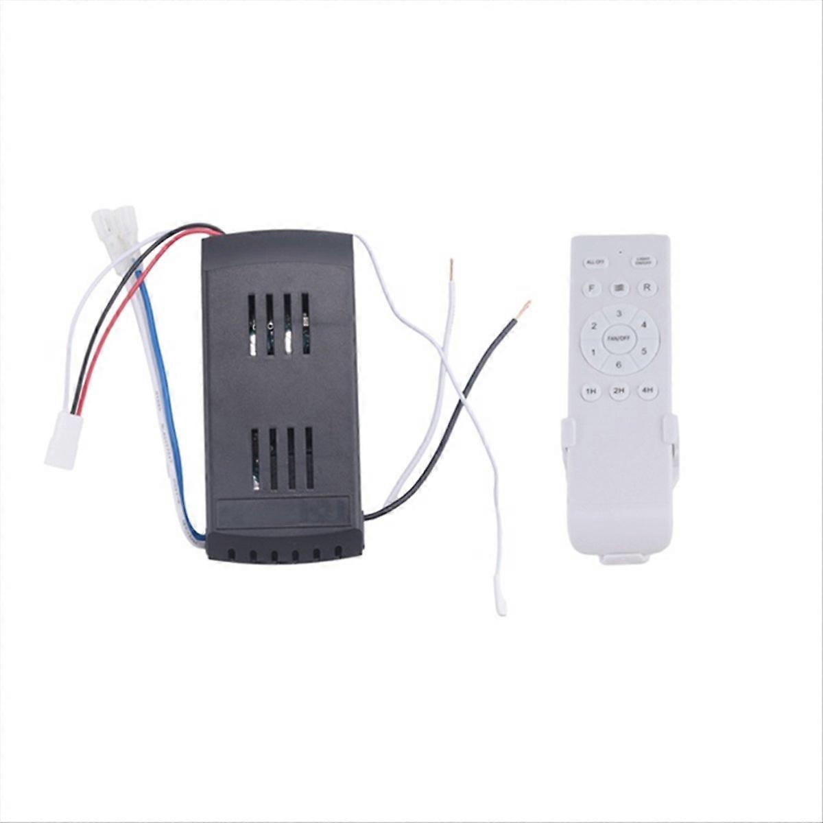 Universal Ceiling Fan Remote Control Kit 50W 6 Speed Timing Function