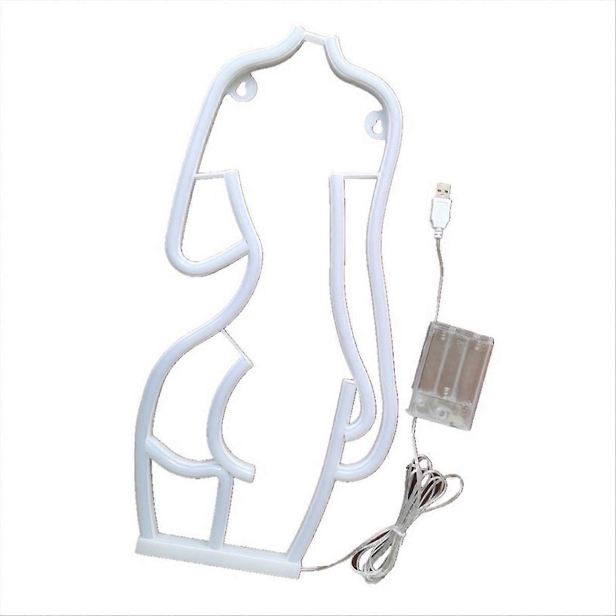 Neonskilt, Lady Back LED neonlysskilt