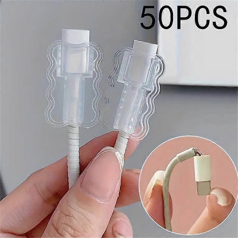 5/10/50pcs Data Cable Protector Sleeves Anti-Breakage Cord Saver Flexible Cord Storage For School Home Mobile Phone Accessory