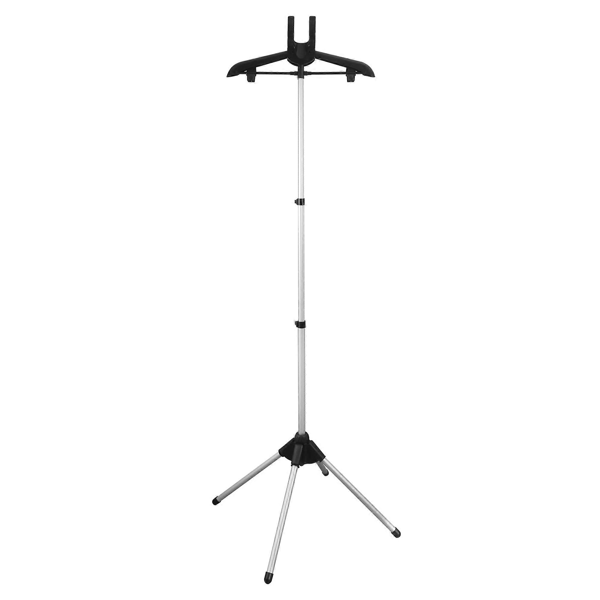 Adjustable Clothes Steamer Stand with 360° Rotation and Foldable Garment Rack for Home Use