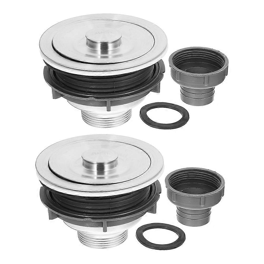 Stainless Steel Sink Drain Strainer for Bathroom and Kitchen 2Pcs