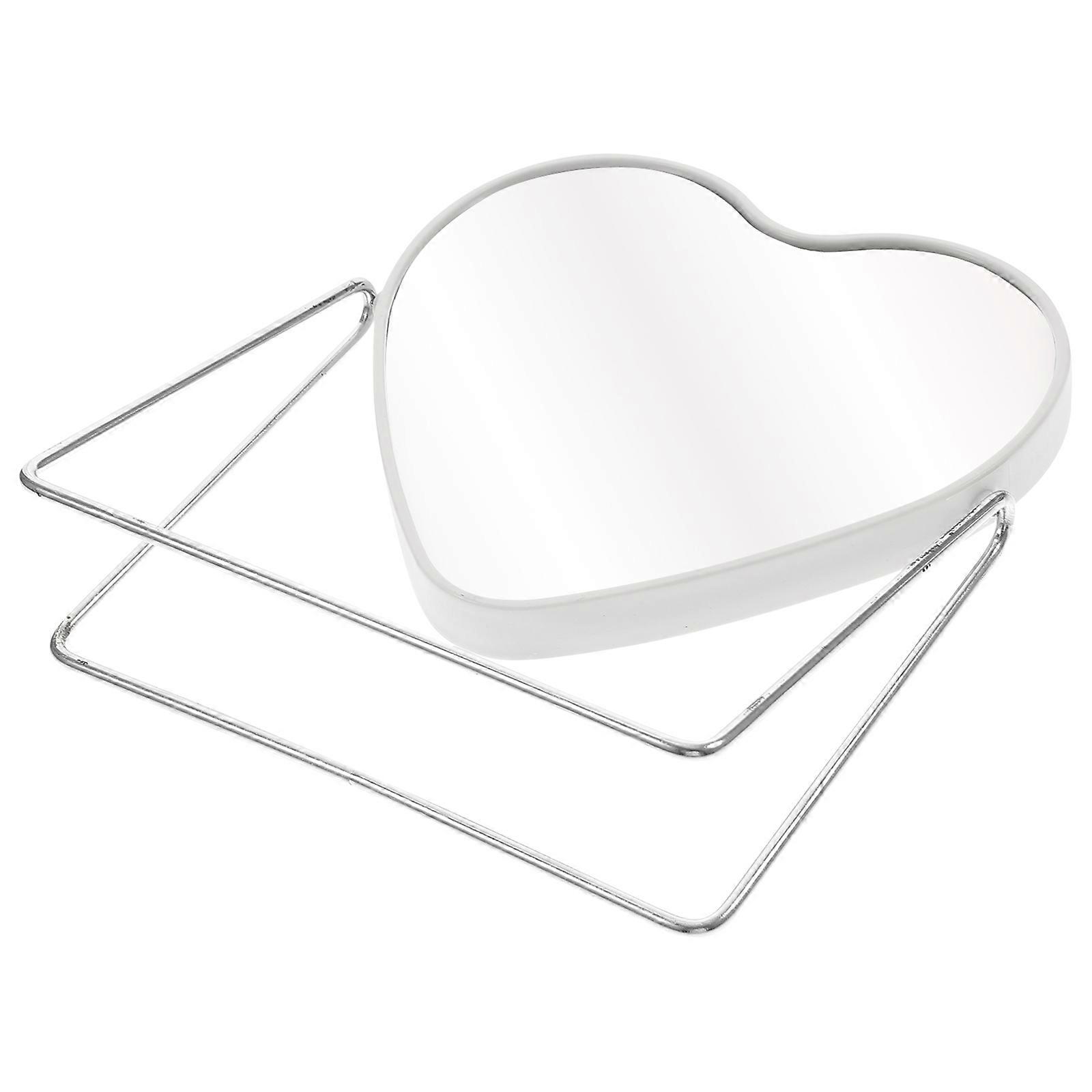 White Makeup Mirror Swivel Desktop Mirror for Home 4Pcs Set