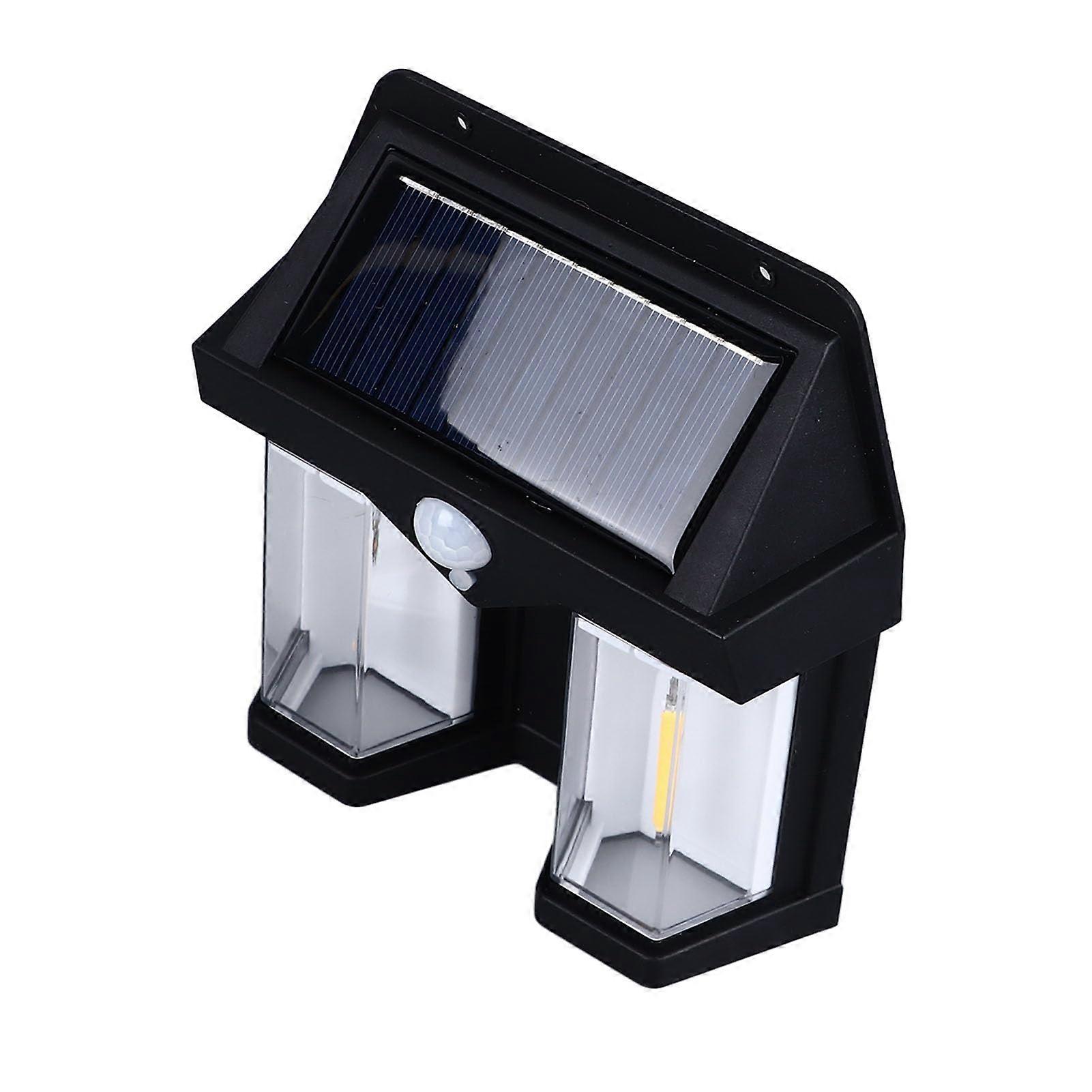 Solar Wall Light with Smart Motion Sensor, Waterproof LED Outdoor Lighting for Garden and Driveway
