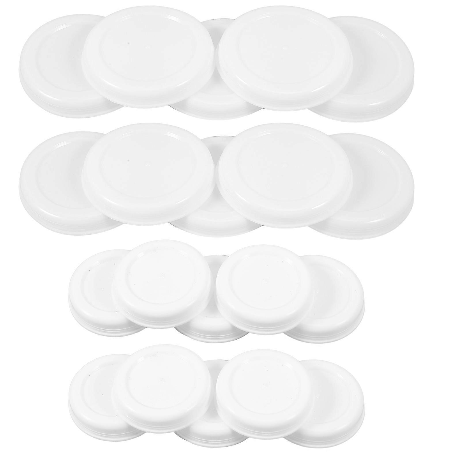 Plastic End Caps for Mailing Tubes Kraft Paper Round Caps 50Pcs Pack