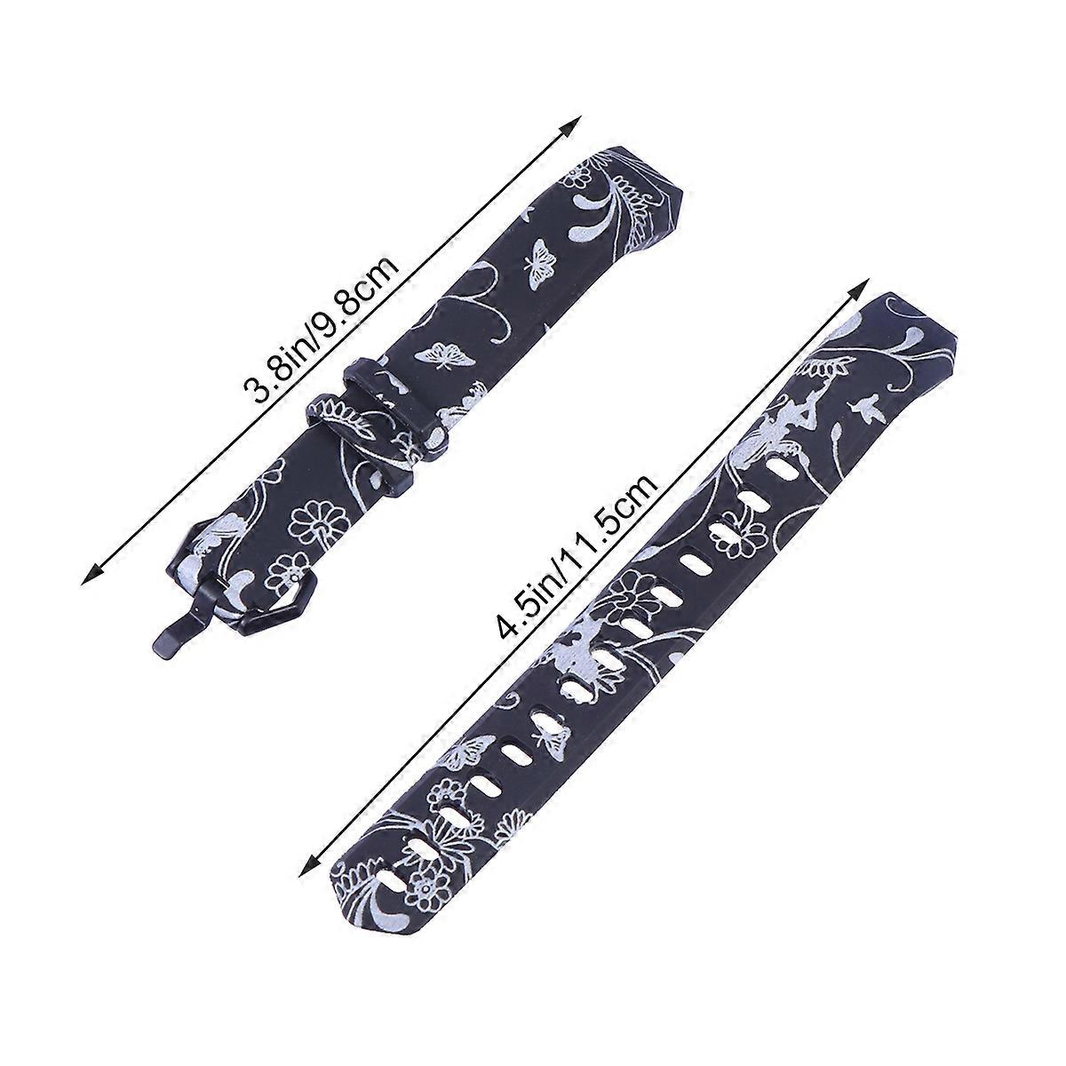 Replacement Strap Tpu Wriststrap for Bracelet Black