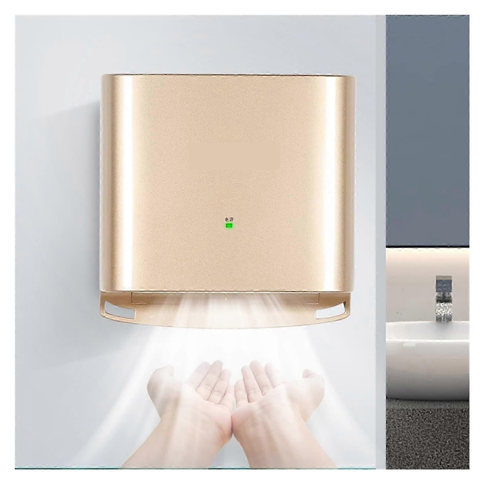 Wall Mounted Induction Dryer For Bathroom, Induction Heating, Smart Control, Compact, Noir