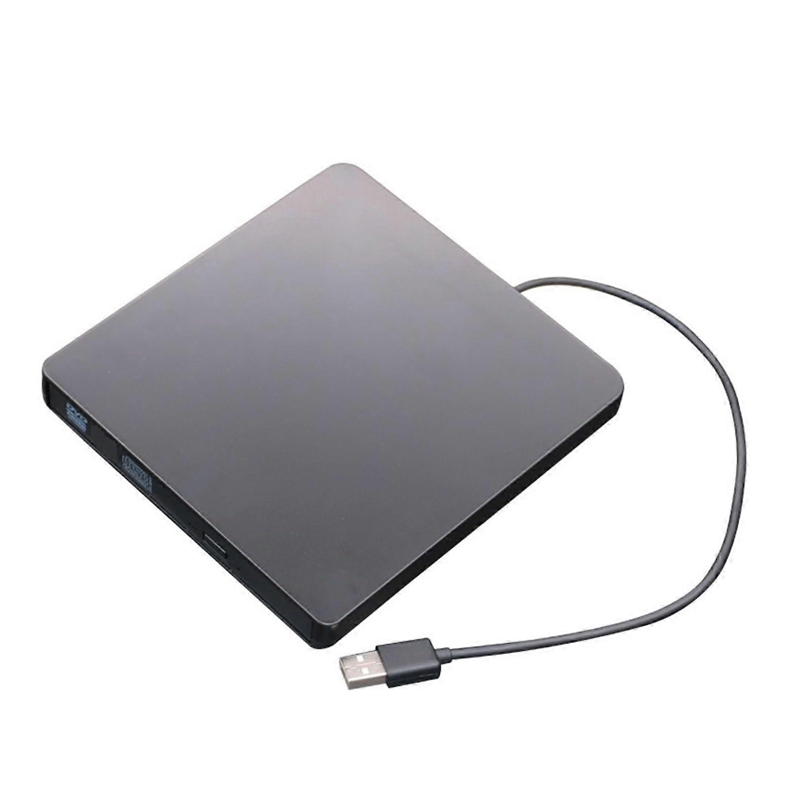 USB/TypeC 3.0 Slim External DVD RW CD Writer Drive For Laptop PC Black Speed Data Transfer