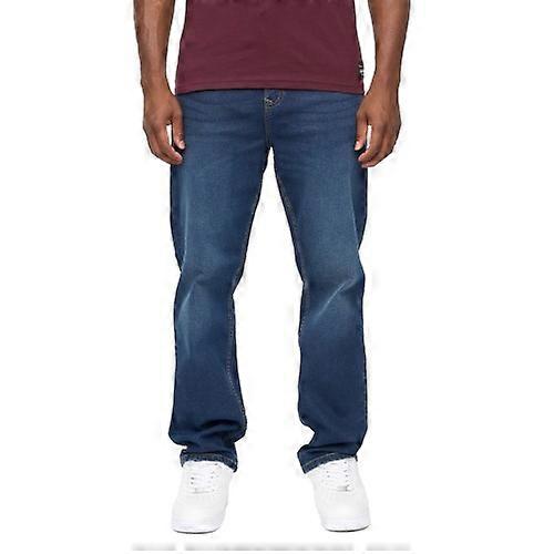 Crosshatch Mens Detendu Relaxed Fit Jeans